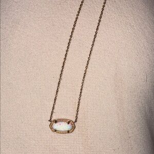 Kendra Scott Elisa Necklace w/ Opal Stone